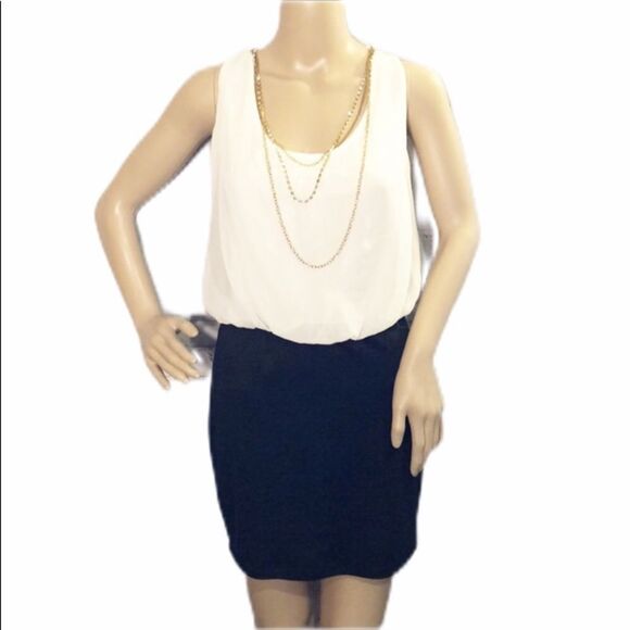 Bongo Blousant Top Dress With Attached Nec… - Picture 1 of 9